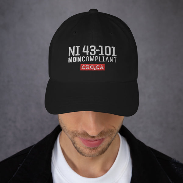 NI 43-101 NonCompliant Hat